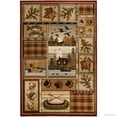 thumbnail image 2 of Allstar African Contours Collection Prints Area Rug (5' 2" x 7' 1"), 2 of 7