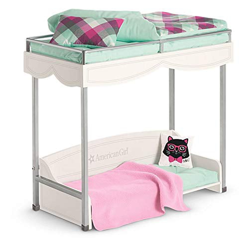 American Girl Bunk Bed And Bedding For, Wooden Bunk Beds For 18 Dolls