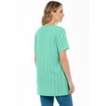 thumbnail image 3 of Woman Within Plus Size 7-Day Embroidered Pointelle Tunic, 3 of 5