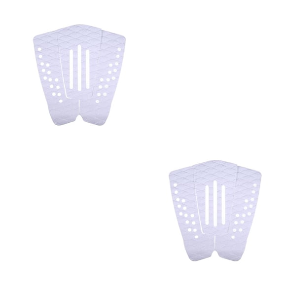 Almohadilla trasera Wosthever Estera de surf Suministros de surf Antideslizante 2Conjunto Blanco