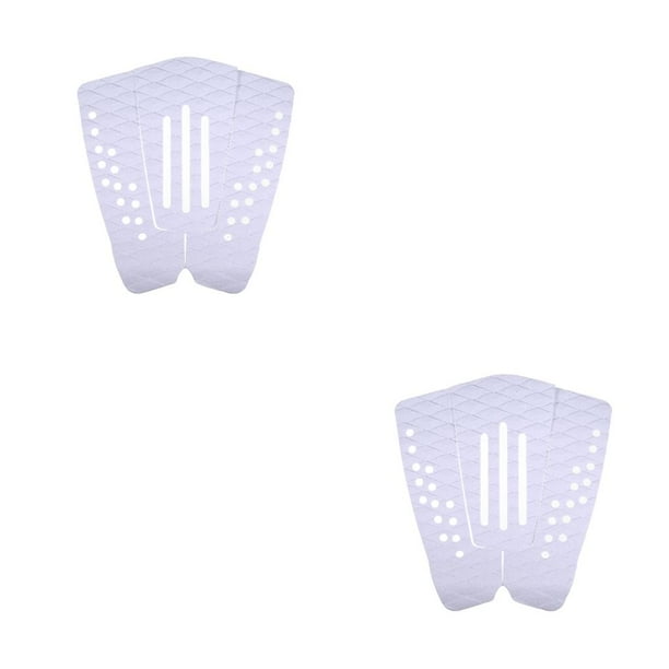 Almohadilla trasera Wosthever Estera de surf Suministros de surf Antideslizante 2Conjunto Blanco