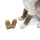 thumbnail image 5 of M 4 unids/set invierno mascota perro pierna calcetines cebra leopardo puntos estampado antideslizante calentadores de piernas Qinhai, 5 of 5