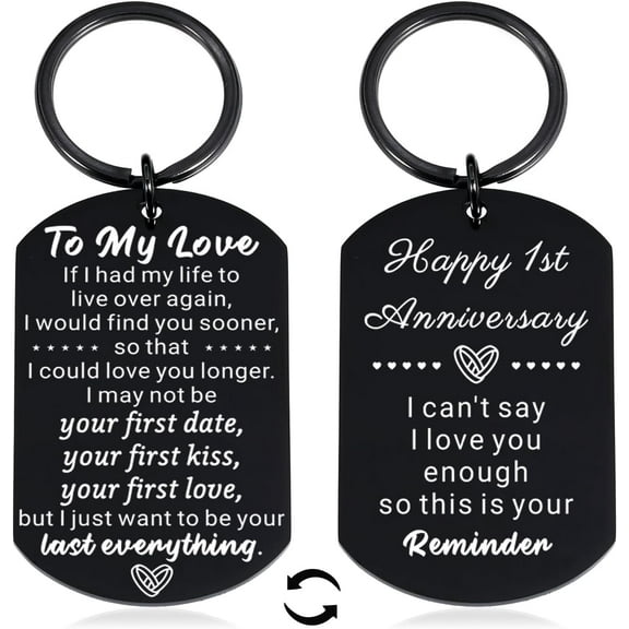 1 Year Anniversary for Him Her Christmas Stocking Stuffers for Adults Women Men 1st Anniversary Wedding Gifts for Husband Wife Couple Gifts Valentines Gifts for Him Her Boyfriend Girlfriend Birthday