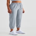 thumbnail image 6 of LYMAYTER Women Casual Pants Stretch Comfy Yoga Pants Loose Lightweight Joggers Pants S-XL, 6 of 8
