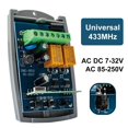 thumbnail image 3 of 433.92MHz Universal Garage Door Remote Control Receiver AC DC 7-32V 85-250V Switch Module ,More Precise and Stable, 3 of 8