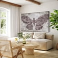 thumbnail image 3 of Vintage Butterfly Wall Art with Inspirational Quote Canvas Paintings for Home Office Living Room Modern Motivational Animal Artwork Home Decor Stretched(36" W x 24" H，Framed), 3 of 7