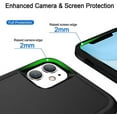 thumbnail image 3 of Entronix Funda Resistente Diseñada para iPhone 12, Cubierta Protectora a Prueba de Golpes de Triple Capa, Color Negro, 3 of 8