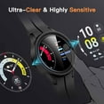 thumbnail image 5 of JETech Screen Protector for Samsung Galaxy Watch 5 Pro 45mm, Full Coverage Tempered Glass, HD Clear, 3 Pack, 5 of 6