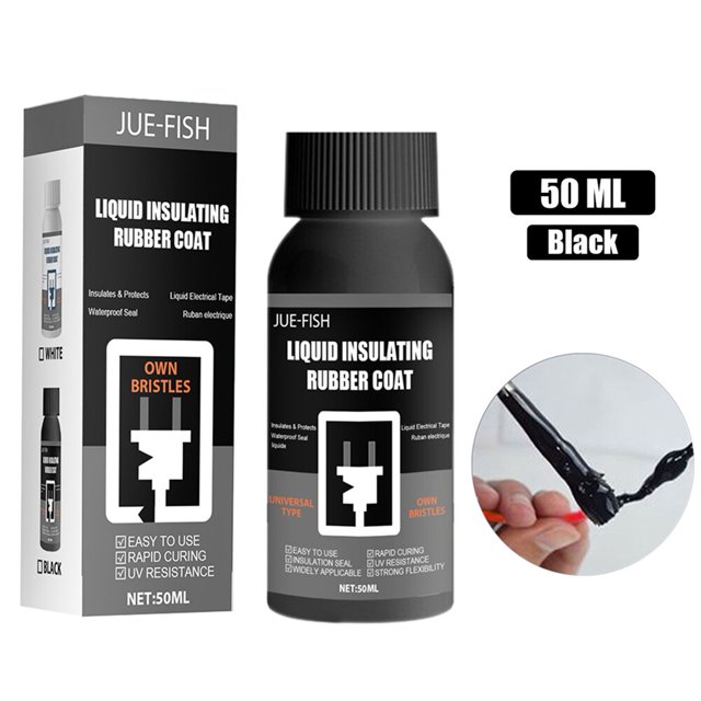 Sellador eléctrico de aislamiento de 30/50ml, pasta de cinta líquida, impermeable, Anti UV, tablero de lámpara de secado rápido, sellador electrónico sin corrosión Deng Xun unisex