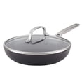 thumbnail image 1 of Sartén KitchenAid de inducción anodizada dura, antiadherente, 26 cm, con tapa, 1 of 9