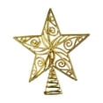 thumbnail image 5 of Vacemry Under $5 Christmas Tree Top Finial, Treetop Star Light Decoration Piece, Metal Xmas Tree Topper Crown, Holiday Tree Finishing Accessory for Indoor, 5 of 9