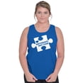 thumbnail image 4 of Different Not Less Autism Puzzle Tank Top T Shirts Men Women Brisco Brands S, 4 of 6