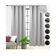 thumbnail image 1 of Cortina Premium 2 Paneles 280x220cm Para Ventana Habitación Sala Color Plata, 1 of 3