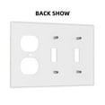 thumbnail image 2 of Pink Diamonds Fallen Switch Cover Decorative Wall Plate 3-Gang 2-Toggle 1-Duplex Standard Size, 2 of 5