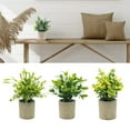 thumbnail image 4 of Potted Artificial Green Plants Creative Indoor Ornaments Flower Fake Flowers, 4 of 8
