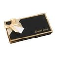 thumbnail image 5 of Tachiuwa Valentine's Day Candy Box, Chocolate Box Valentines Day Gifts for Kids Gift Box Candy Packaging for Engagement Party Supplies Black Gold Edge, 5 of 10