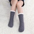 thumbnail image 2 of Womens Slipper Socks Winter Warm Fleece Lined Socks Cozy Soft Thick Fuzzy Non Slip Indoor Christmas Socks, 2 of 5