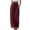 Wine, variant on Zpanxa Linen Pants Women Casual Solid Pants Comfortable Elastic High Waist Wide Leg Casual Length Pants Wine XXL