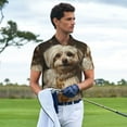 thumbnail image 4 of Salouo Regal Dog In Royal Attire for Men's Short Sleeve Polo Shirts,Polo Shirts for Men Performance Short Sleeve Golf Shirt Athletic Casual Collared T-Shirt-X-Large, 4 of 8