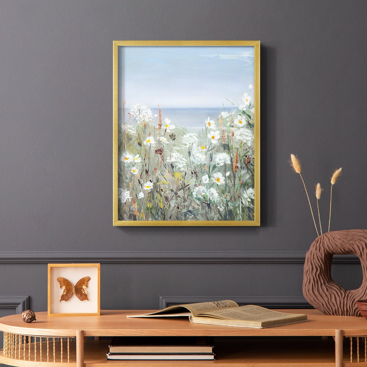 Wild Sea Breeze II Framed Print - Solid Wood in Single Picture Frame Solid Wood 2 Framed Print