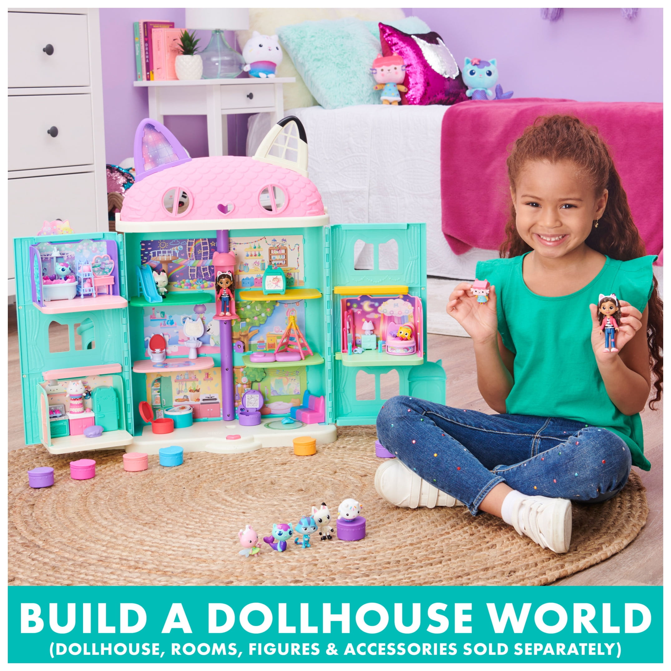 Gabby's Dollhouse Gabby's Dollhouse, Deluxe Gift Set with 7 Toy