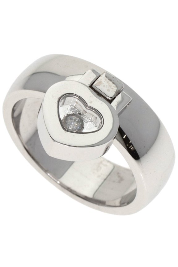 Pre-Owned Chopard Happy Diamonds Ring in 18K White Gold for Women