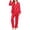 A-Red326, variant on Long Sleeve Pajamas Set For Women Spring Summer Silk Satin Button Down Sleepwear Notch Lapel Shirts And Pants Bow Printed 2 Piece Set Leisure Home Clothes