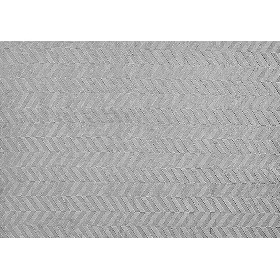 Ahgly Company Indoor Rectangle Solid Gray Modern Area Rugs, 8' x 10'