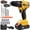 21V Brushless Drill Upgraded 2‑Battery Plastic‑Box, variant on Guiqiqi 21V Brushless Cordless Drill Driver, 2 Batteries Charger, Hard Case Accessory Kit
