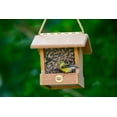 thumbnail image 6 of Birds Choice Modern Farmhouse Small Hopper Hanging Bird Feeder, Natural Teak, 6 of 6