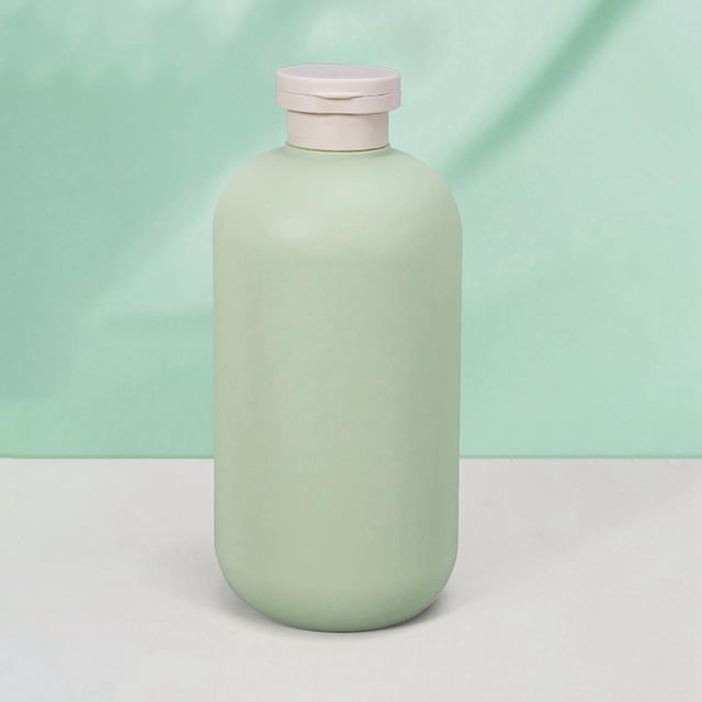 Botella vacía de plástico con tapas abatibles Almacenamiento exprimible Artículos de tocador Botellas cosméticas Contenedores exprimidores Vial para , 500 ml 500ml Salvador Botella recargable vacía