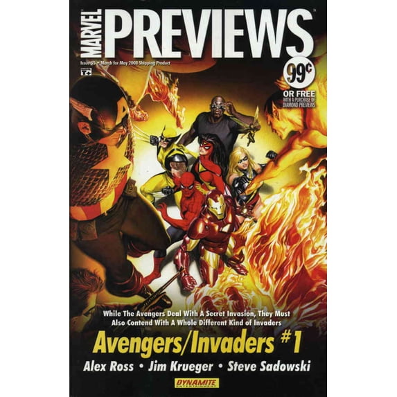Marvel Previews #55 VF ; Marvel Comic Book