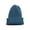 Blue, variant on Women Fall Winter New Versatile Casual Knitted Woolen Hat Army Green