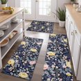 thumbnail image 2 of Pioneer Flower Floral Print Pattern Kitchen Rugs Sets Of 3,Kitchen Runner Rugs Non Skid Washable,Decorative Kitchen Floor Mats for Kitchen,Sink,Laundry,17"x30"+ 17"x47" + 17"x59", 2 of 6