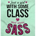 thumbnail image 2 of Class and Sass Funny Southern Belle Women's T Shirt Ladies Tee Brisco Brands S, 2 of 6
