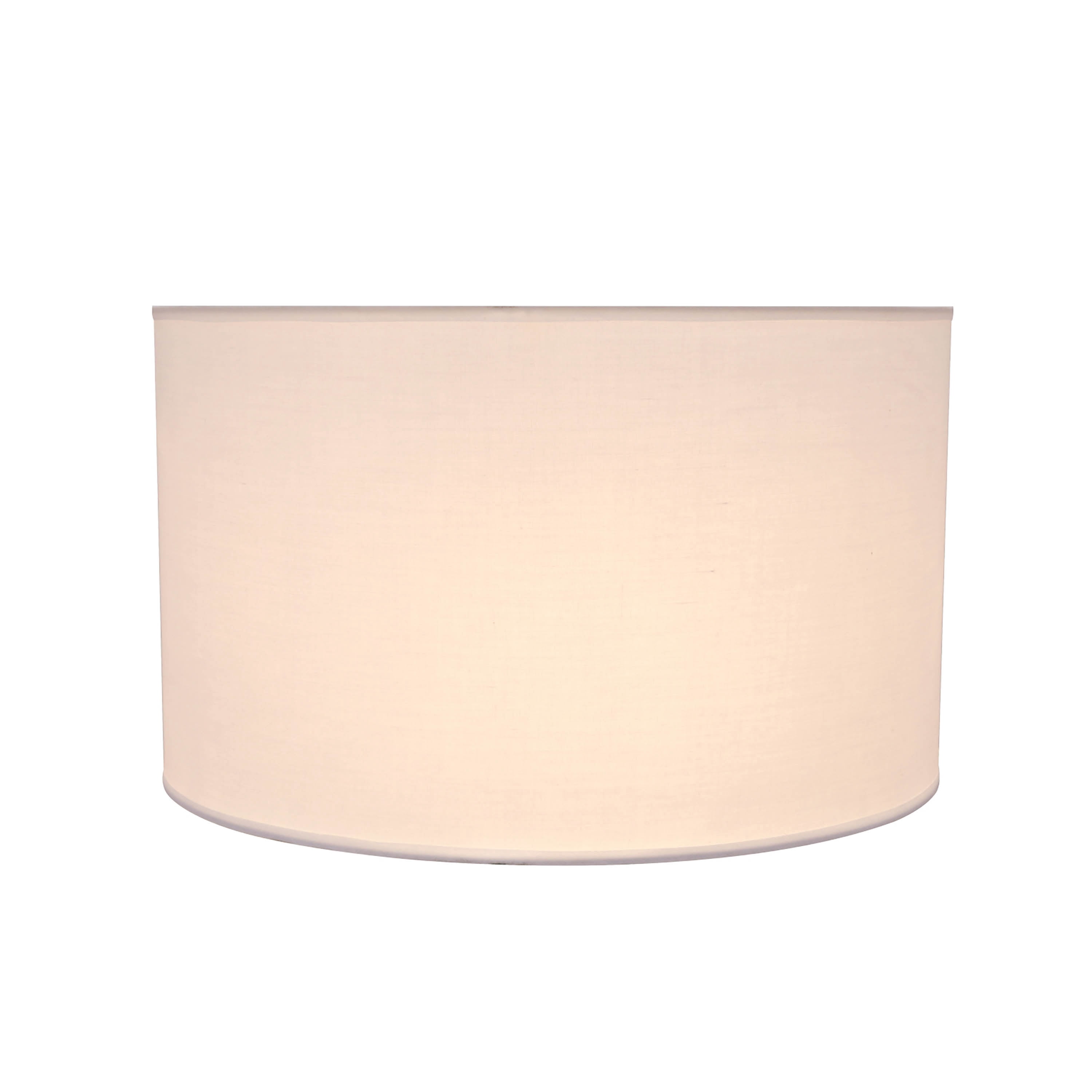 Aspen Creative 31007 Transitional Hardback Drum (Cylinder) Shape Spider Construction Lamp Shade in Off White, 17" wide (17" x 17" x 10")