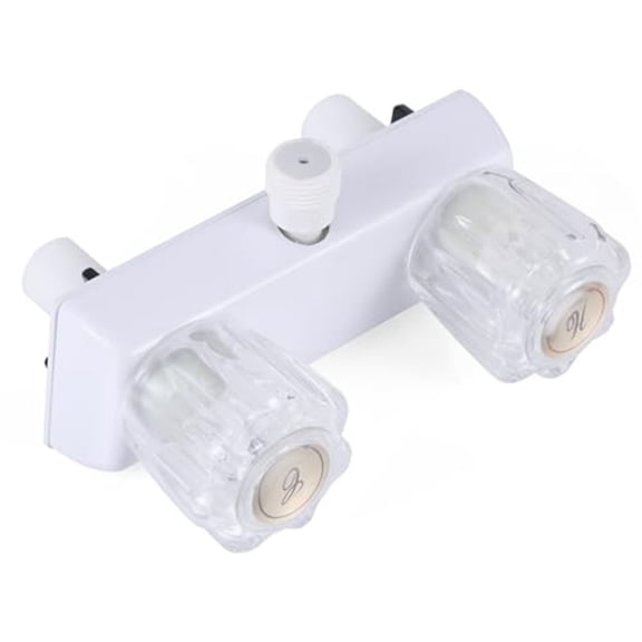 Mduoduo Shower faucet camper shower faucet replacement shower valve diverter double knob Car Accessories