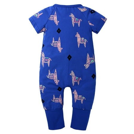 

Hunpta Newborn Infant Baby Boys Girls Letter Cartoon Romper Jumpsuit Clothes Outfits