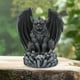 thumbnail image 1 of Estatua de jardín de esculturas de guardia con lámpara de decoración al aire libre de luz solar aterrador Negro, 1 of 8