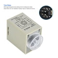 thumbnail image 3 of Time Delay Relay, 30S Delay 8 Pins Timer Relay, Solid State Timer with Large Time Setting Knob 35mm Din Rail Mount for Mechanical Equipment Control, 3 of 7
