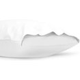 thumbnail image 3 of PinesC 400 Thread Count Cotton Sateen Pillowcases (Standard, White), 3 of 5