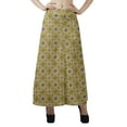 thumbnail image 5 of Moomaya Printed High Low Crop Top Kurti Palazzo Set Ethnic Indian Clothing Set For Womens, 5 of 9