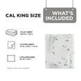 thumbnail image 6 of Regency Heights Cal King Size Cotton Flannel Sheet Set, 4-Piece Flannel Bed Sheets Cal King, 100% Cotton Bed Sheets Set with Deep Pocket, Gray Skiers, 6 of 6