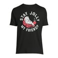 thumbnail image 5 of Holiday Time Men's Stay Jolly Saint Nick Graphic Tee, 5 of 5