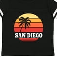 thumbnail image 4 of Inktastic San Diego California Vacation Retro Sunset Boys or Girls Toddler T-Shirt, 4 of 5