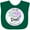 Green, variant on Inktastic Suicide Prevention- I Wear Teal and Purple for My Dad Boys or Girls Baby Bib