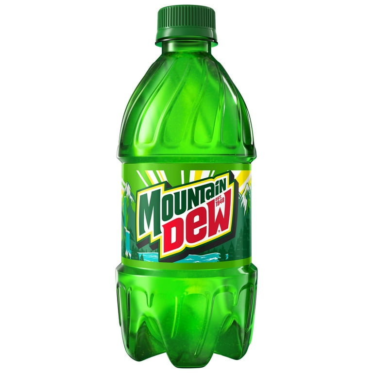 Mountain Dew Bold Citrus Soda Pop, 16.9 fl oz, 6 Pack Bottles