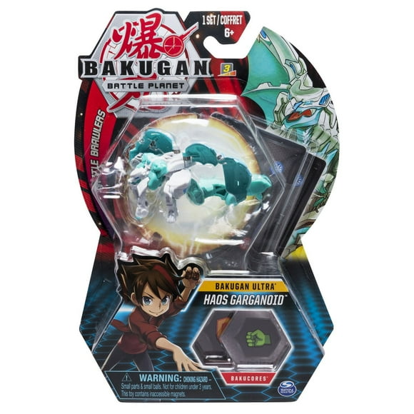 Bakugan Ultra, Haos Garganoid, 3-inch Tall Collectible Transforming Creature, for Ages 6 and Up