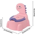 thumbnail image 3 of Baby Potty Separated Dinosaurs Training Potty for Toddlers Child Toilet Double Anti Slips Design and Guard, 3 of 5