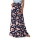 thumbnail image 1 of Pantalones Palazzo de Pierna Ancha para Mujer PRETTYGARDEN Azul Marino y Rosa XL, 1 of 7
